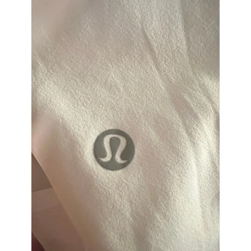 Women 4 Lululemon Court Crush Tennis Dress White Tank Nulu Travel Athletic
